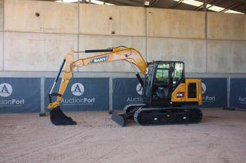 Veiling: Rupsgraafmachine Sany SY70C(G4) Diesel 36kW 2026 Ni, Articles professionnels, Machines & Construction | Grues & Excavatrices