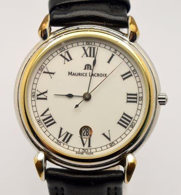 Maurice Lacroix - 69850 - Two Tone Date 37mm - Zonder, Nieuw