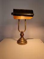 Lampe de banquier - Laiton - lampe de bureau
