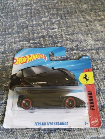 Hot Wheels, Mattel 1:64 - Modelauto (18) - Ferrari SF90, Nieuw