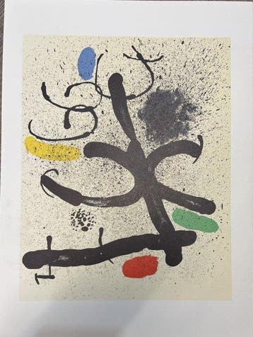 Joan Miro (1893-1983) - Hommage à Calder