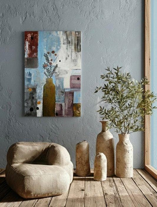 Maria Artelli - Quiet Balance, Antiquités & Art, Art | Peinture | Moderne