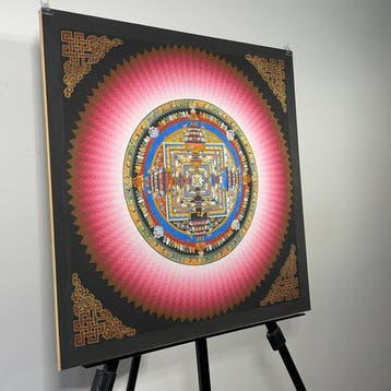 54.5 cm - Painting of Tibetan Tradition - Mandala
