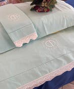 monogramma con ricami fatti a mano - Drap de lit (3) - 258