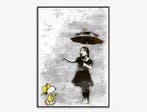 Benny Arte - Banksy, November rain, Antiquités & Art