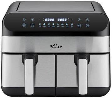 2dekans | Bear Dubbele Air Fryer – 9L Heteluchtfriteuse met, Ophalen of Verzenden