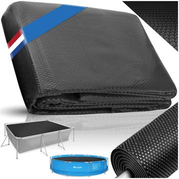 Zwembadafdekking solarfolie rechthoekig - 500 x 1000 cm, Tuin en Terras, Verzenden, Nieuw