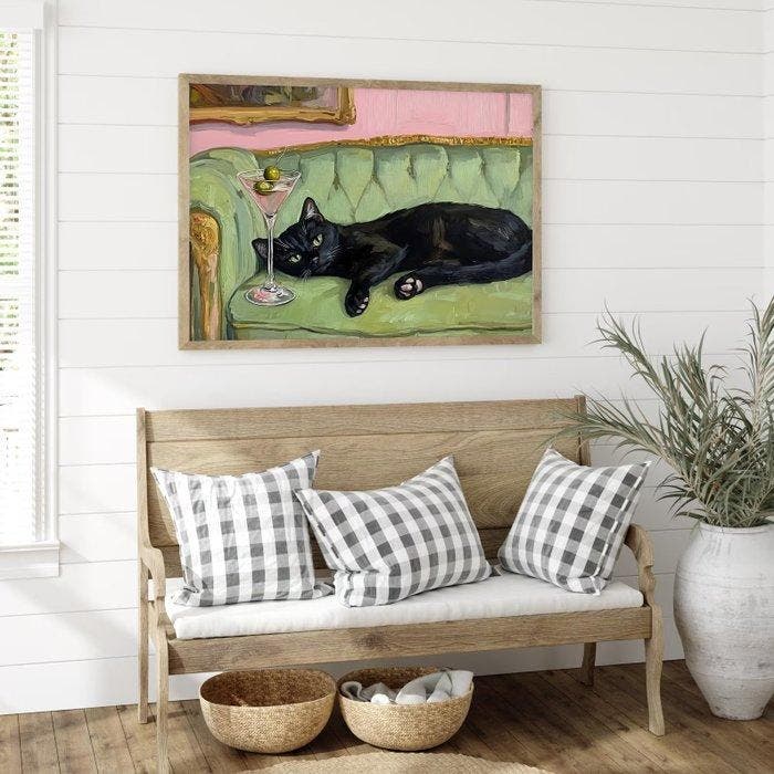 I_KONIQ - Martini stirren not shaked for black cat -, Antiek en Kunst, Curiosa en Brocante
