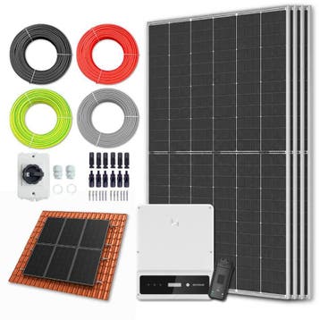 Zonnepanelen pakket voor schuindak - 2.2 kW - 4x 560, Doe-het-zelf en Bouw, Zonnepanelen en Toebehoren, Ophalen of Verzenden, Nieuw