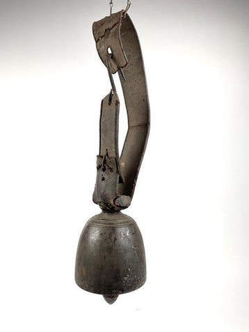 Bronzen waterbuffelbel - Laos - 19e eeuw