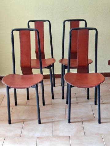 Zanotta - Achille Castiglioni - Chaise (4) - Irma - Cuir