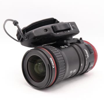 Canon CN-E 18-80mm T4.4 L iS KAS S Compact-Servo + ZSG-C10, Verzenden, Zo goed als nieuw