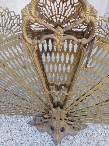Écran/séparation de pièce - Laiton - Pare-étincelles /