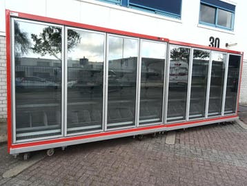 Costan Wandkoeling met 8 Glazen Deuren – B630 x D98 x H235