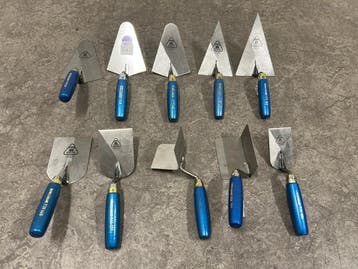 Veiling - Jung Henkelmann stukadoors- en hoektroffels set 10, Nieuw