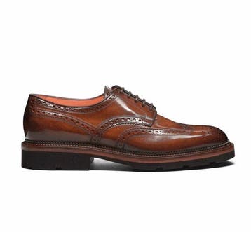 Santoni - Veterschoenen - Maat: EU 44.5 - Nieuw in doos, Nieuw
