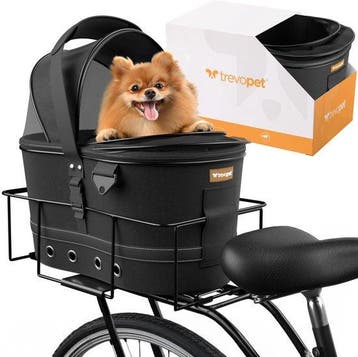 2dekans | Trevopet® Hondenfietsmand Achterop - 2-in-1, Fietsen en Brommers, Ophalen of Verzenden, Nieuw