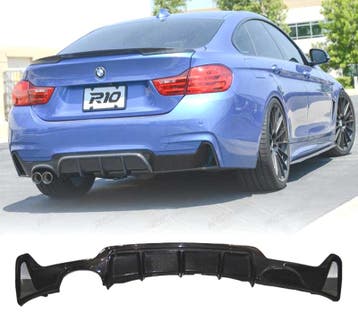 Diffuseur Pour Bmw F32 F33 F36 1 Double Sortie Carbone, Verzenden, Nieuw