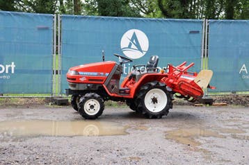 Veiling: Minitractor Yanmar Ke-2D Diesel 13pk met grondfrees, Ophalen