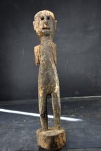 Statue, Very Old Statue of Protector - 49.7 cm - Bois