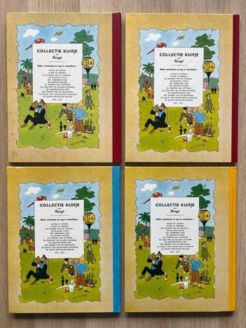 Kuifje 3, 9, 10 en 12 - 4 Albums Facsimile - Eerste, Boeken, Nieuw