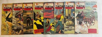 Hergé - 52 Le Journal de Tintin - 1955 complète - 52 Numéros, Livres
