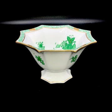 Herend - Exquisite Octogonal Bowl (16 cm) - Chinese Bouquet