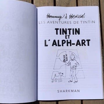Rodier, Yves - Tintin et LAlph-Art - 1 Album - Édition, Livres