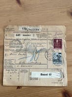 Zwitserland 1894/1948 - Belegelot met pakketkaarten met hoge, Gestempeld