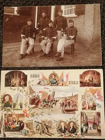 120 postkaarten Frankrijk, België - Wereldoorlog 1 -, Gelopen