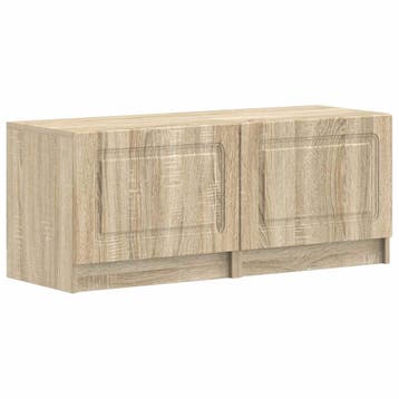 vidaXL Tv-meubel Sonoma Eiken Bewerkt hout, Huis en Inrichting, Verzenden, Nieuw