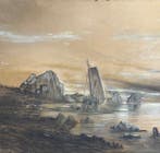 Achille Carelli (1856-1936), Attr. - Marina di Capri