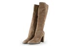 Manfield Laarzen in maat 43 Beige, Kleding | Dames, Hoge laarzen, Verzenden, Beige, Zo goed als nieuw