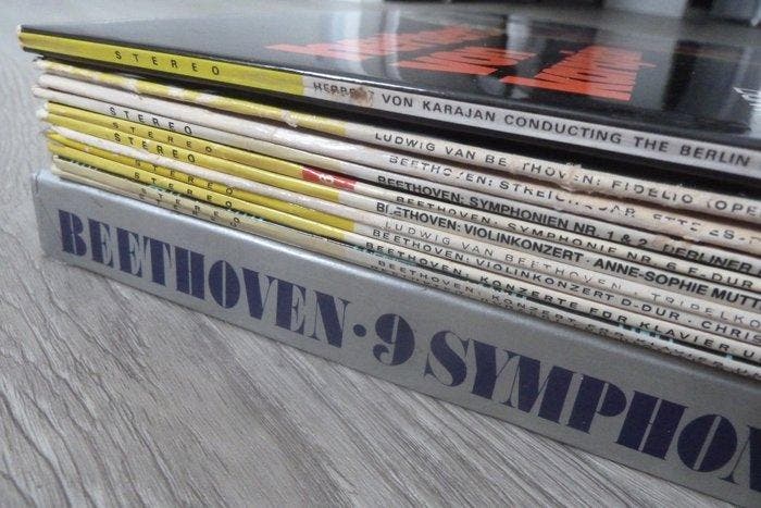 Beethoven - Curated lot on Deutsche Grammophone - big &, Cd's en Dvd's, Vinyl Singles