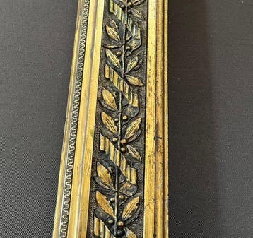 Cadre photo - Bois - Avec motif de feuille de laurier