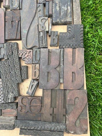 Drukblokken - Houten drukblokken