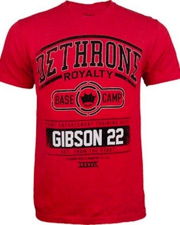 Dethrone Taj Gibson T-shirt Katoen Rood, Verzenden, Vechtsport