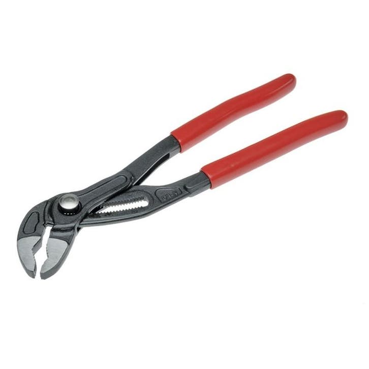 Waterpomptang 250 mm met drukknop – 50 mm bekopening –, Doe-het-zelf en Bouw, Gereedschapskisten, Ophalen of Verzenden