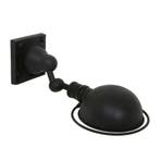 Wandlampen Messing Leeslamp Canberra Antiek Zwart, Verzenden