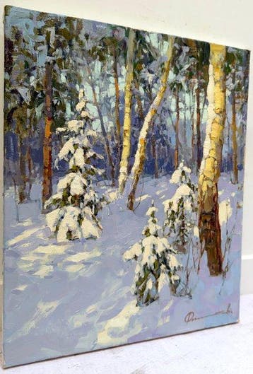 Sergei Flitov (1964) - Soleil du Matin au coeur de la Forêt