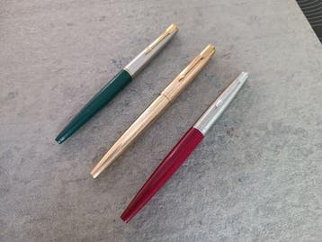 Parker - Lote 3 plumas Parker 45 variadas. Años 90 - Zonder, Collections