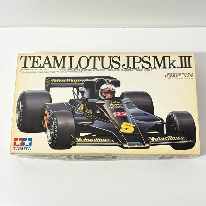 Tamiya, Fujimi 1:20 - Modelbouwdoos (2) - Team Lotus J.P.S., Hobby en Vrije tijd, Modelauto's | 1:5 tot 1:12