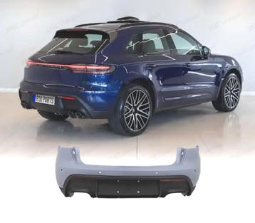 PARE-CHOCS ARRIÈRE PORSCHE MACAN 18-23 LOOK TURBO, Verzenden