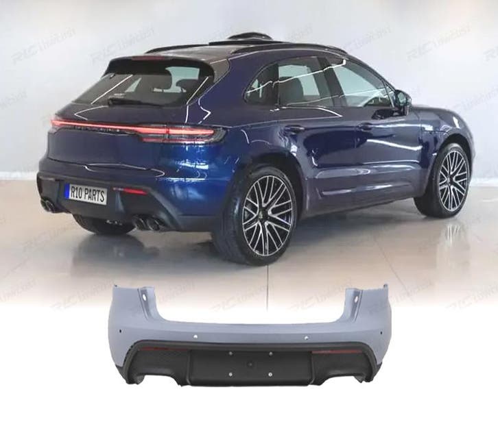 PARE-CHOCS ARRIÈRE PORSCHE MACAN 18-23 LOOK TURBO, Autos : Pièces & Accessoires, Carrosserie & Tôlerie, Envoi