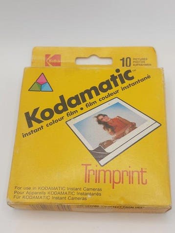 Kodak Vintage Instant Color Film Packs - Kodamatic Trimprint, Nieuw