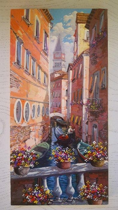 Ernesto Rispoli (1948) - Venezia, Antiquités & Art, Art | Peinture | Classique