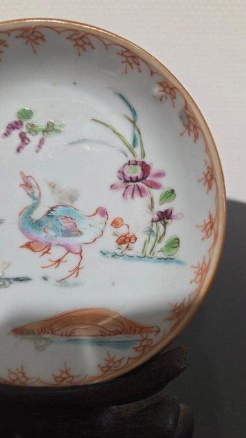 Plat - Porcelaine - Soucoupe rare