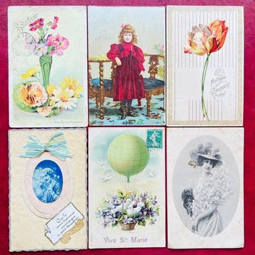 Frankrijk - Fantasie - Gevarieerde themas, illustratoren -, Gelopen