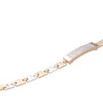 Bracelet de tennis - 14 carats Or rose, Or blanc - 0.88ct.
