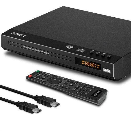 2dekans | Strex DVD Speler Met HDMI - Full HD 1080P -, Audio, Tv en Foto, DVD spelers, Ophalen of Verzenden